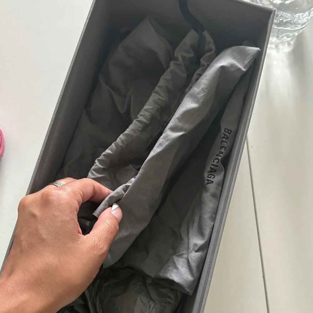 Balenciaga cagole💕💕💕 Pink Leather Slide Sandals sz 39 - Picture 9 of 9